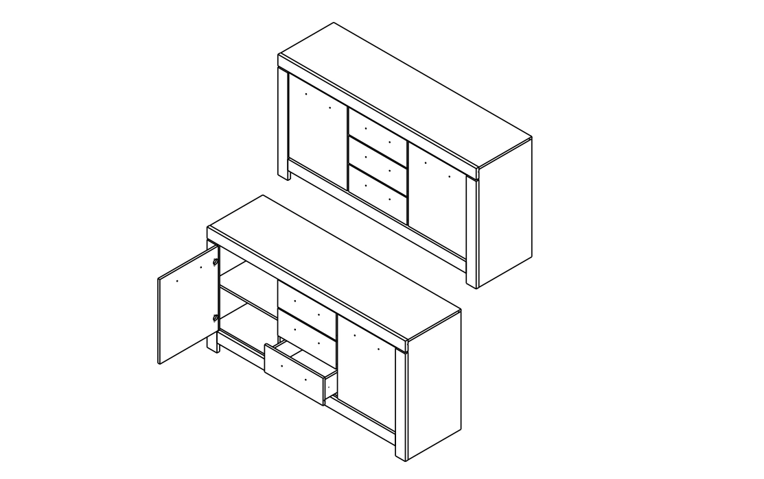 Chest of drawers BELEN