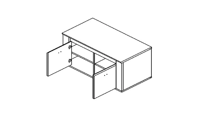 Shue cupboard Selena BUT2D