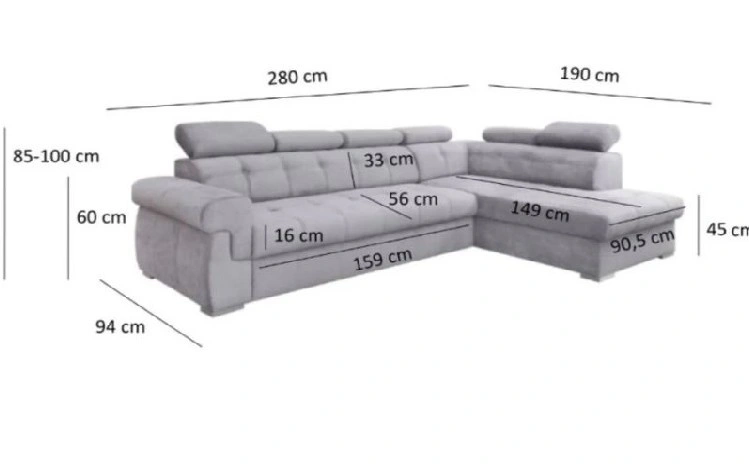 Primus corner sofa (left / right)