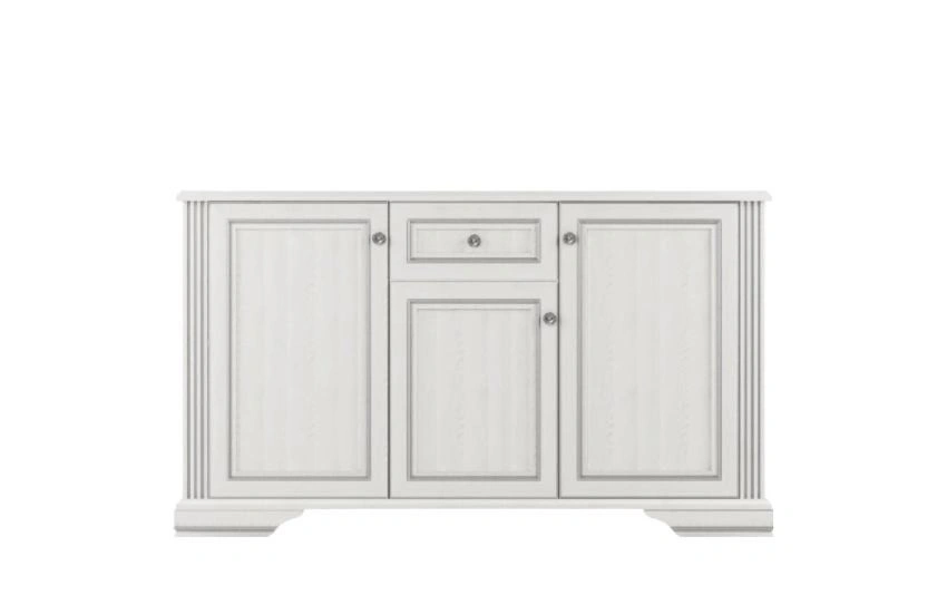 Chest of drawers White 3D1S